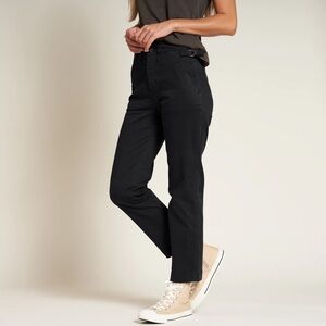 Rowan Jalen Utility Straight Leg Trouser Pants Washed Black Size 31